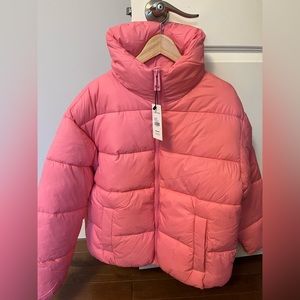 Noize Avalon Puffer Jacket, Size Medium in Pink